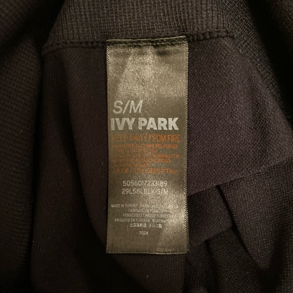 IVY PARK Black Mesh Leggings Size Small/Medium - Picture 6 of 8